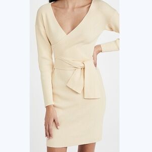 NEW Line & Dot Emma Wrap Sweater Dress